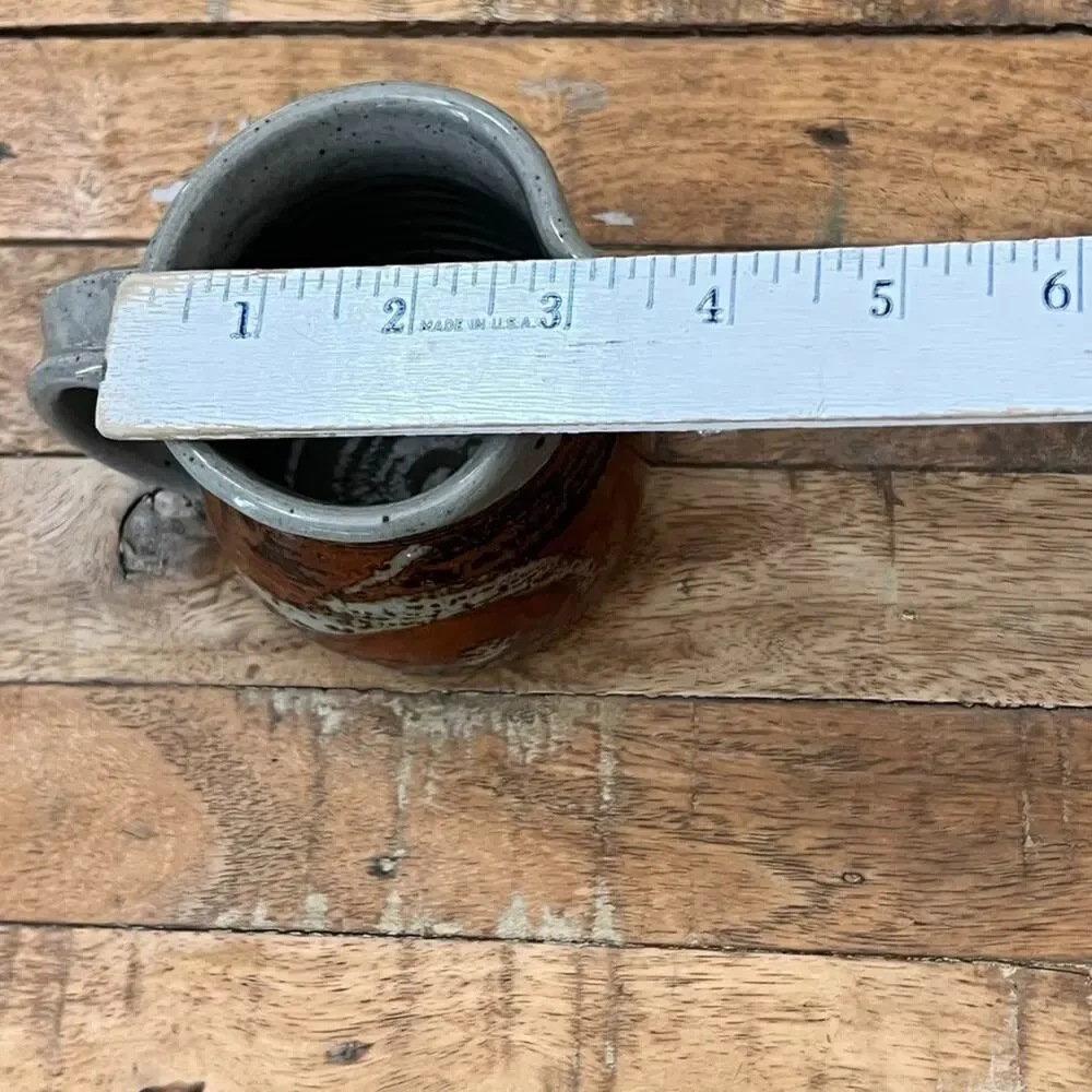 Studio Art Pottery Stoneware Creamer Cup 4